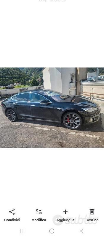 Usata Tesla Model S 2014 Nero Utilitaria