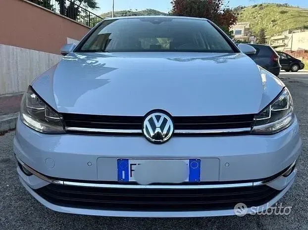 Usata VW Golf VII 115 CV (84 kW) 2018 Bianco Berlina