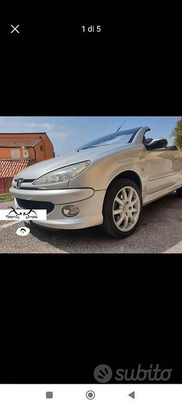 Usata Peugeot 206 CC 109 CV (80 kW) 2006 Cabrio