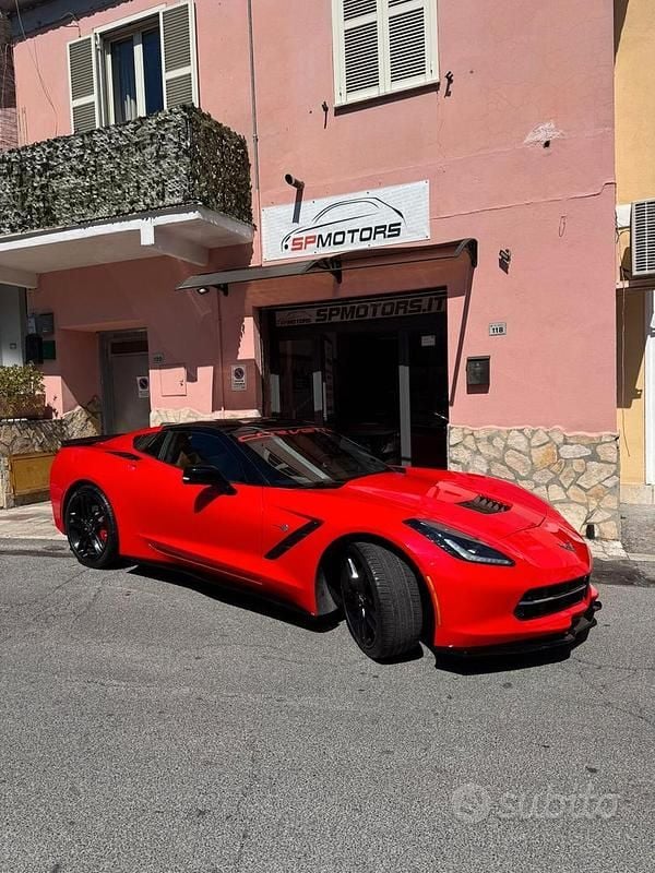Usata Corvette Stingray 466 CV (342 kW) 2016 Rosso Coupé