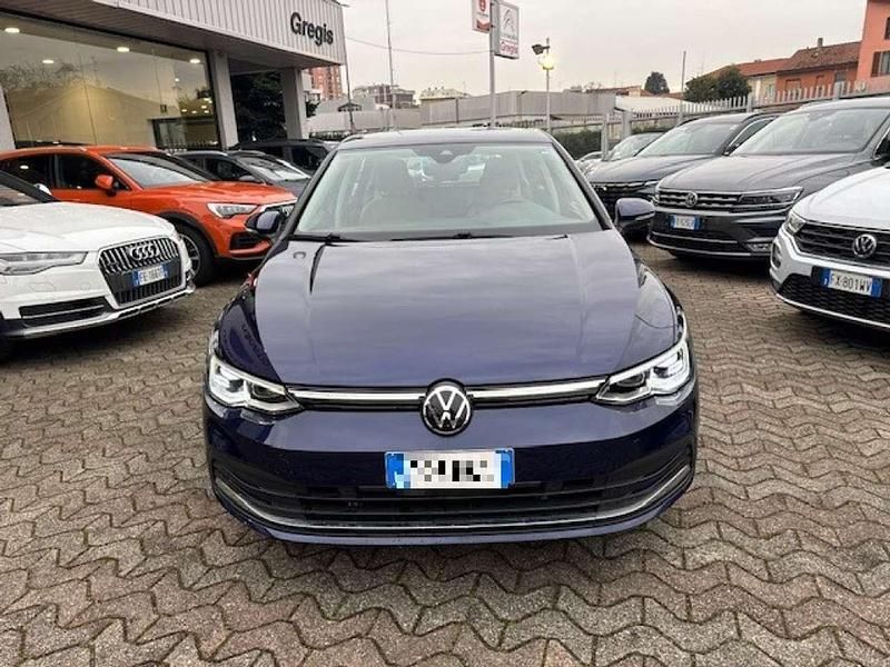 Usata VW Golf Style 150 CV (110 kW) 2021 Blu Berlina