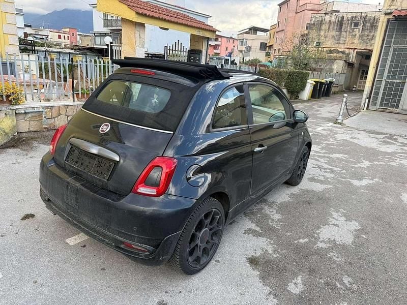 Usata Fiat 500C Sport 69 CV (50 kW) 2019 Nero Cabrio