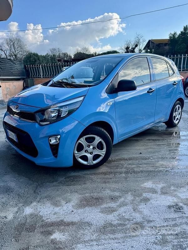 Usata Kia Picanto City 84 CV (61 kW) 2021 Blu Utilitaria