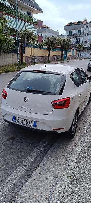 Usata Seat Ibiza 75 CV (55 kW) 2016 Bianco Berlina