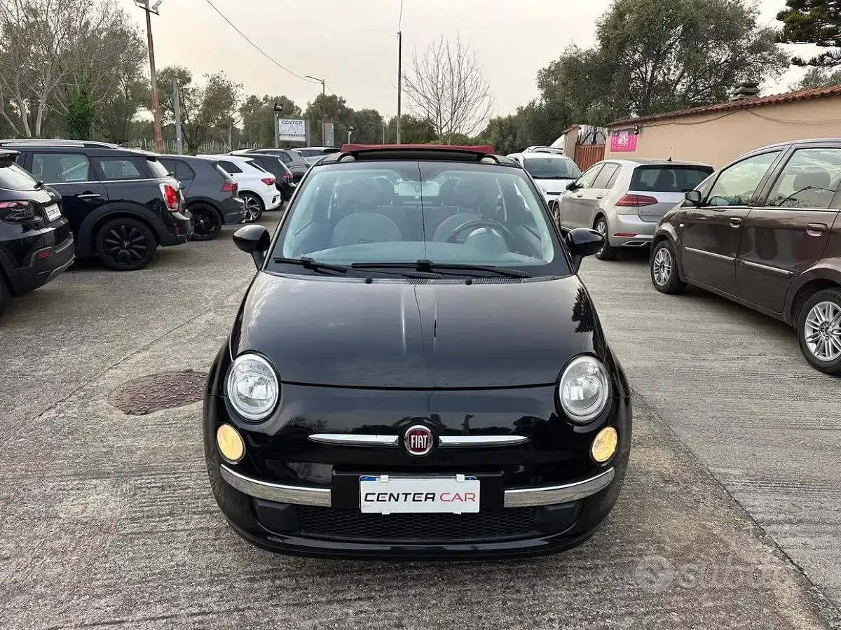 Usata Fiat 500C Lounge 69 CV (50 kW) 2010 Nero Cabrio