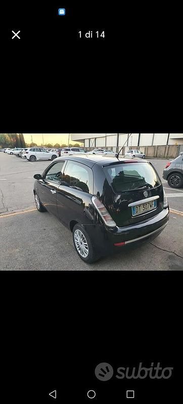 Usata Lancia Ypsilon 2009 Nero Utilitaria