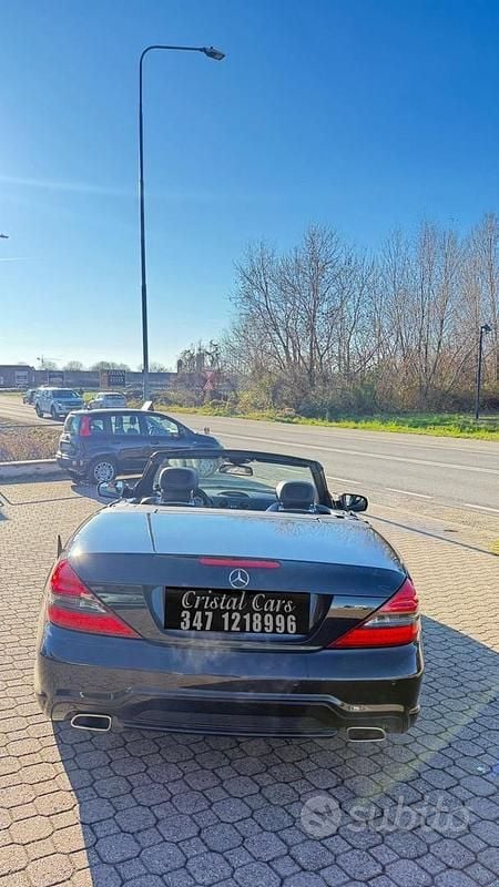 Usata Mercedes SL350 AMG 316 CV (232 kW) 2009 Nero Cabrio