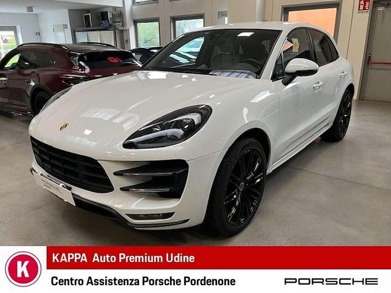 Bianco Usata 2015 Porsche Macan Turbo SUV | 44.900 € (Buon prezzo) - Immagine 1/4