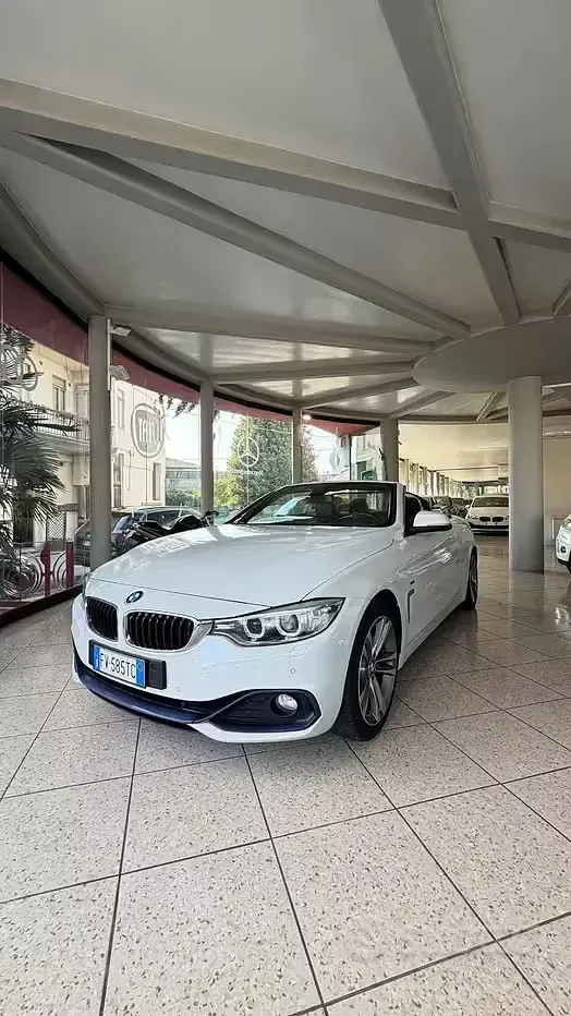 Usata BMW 425 M Sport 218 CV (160 kW) 2015 Bianco Cabrio