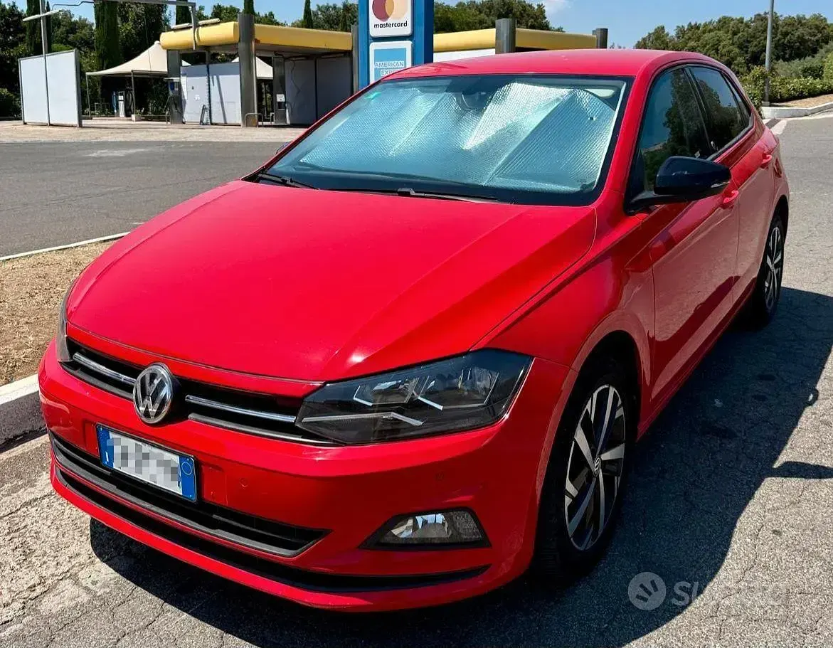 Usata VW Polo 95 CV (69 kW) 2018 Rosso Utilitaria