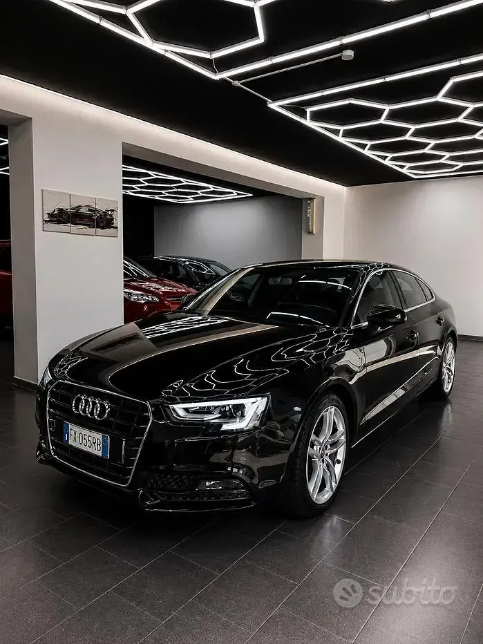 Usata Audi A5 Advanced 177 CV (130 kW) 2014 Nero Coupé