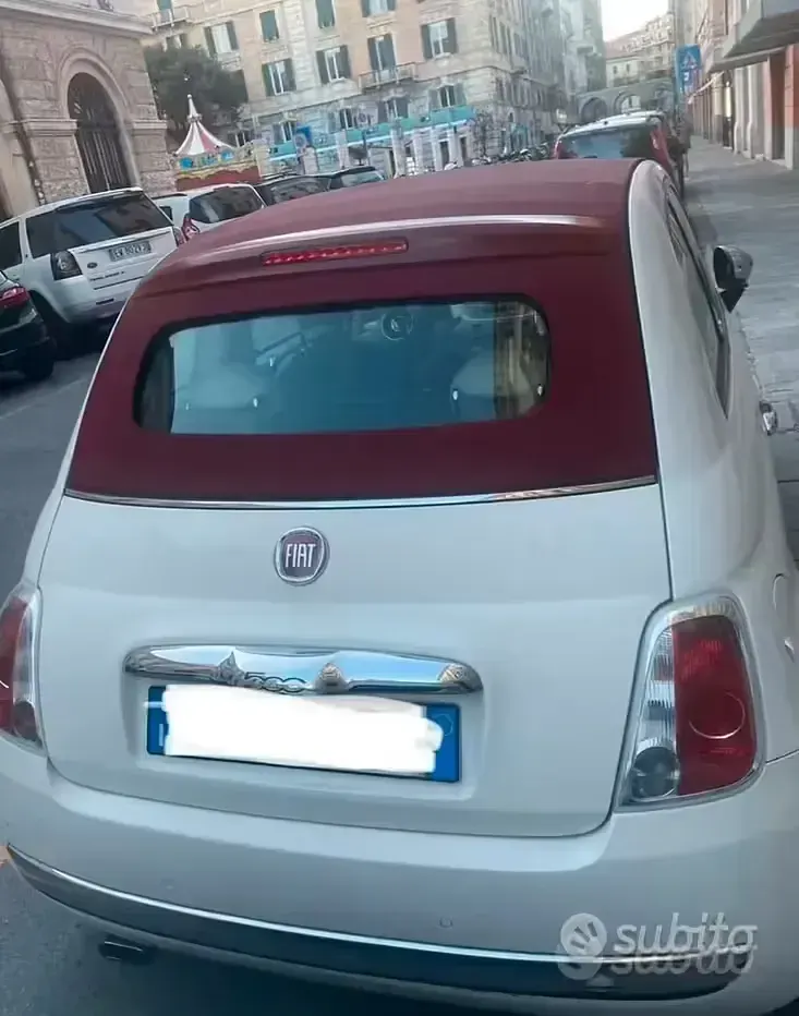 Käytetty Fiat 500 69 HP (50 kW) 2013 Valkoinen Avoauto