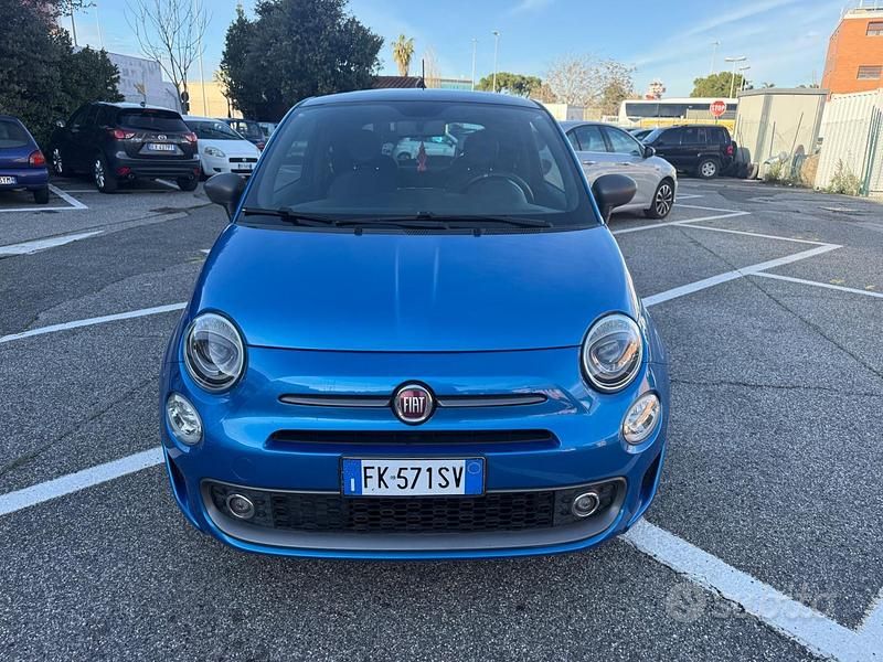 Usata Fiat 500 Sport 69 CV (50 kW) 2016 Blu Utilitaria