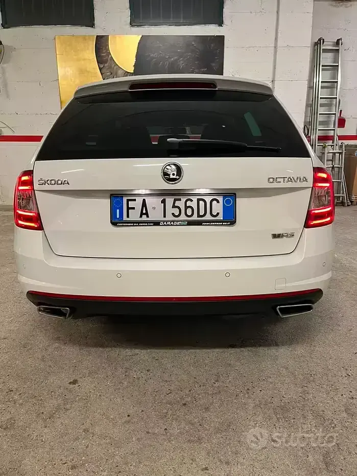 Usata Skoda Octavia RS 184 CV (135 kW) 2015 Bianco Station wagon