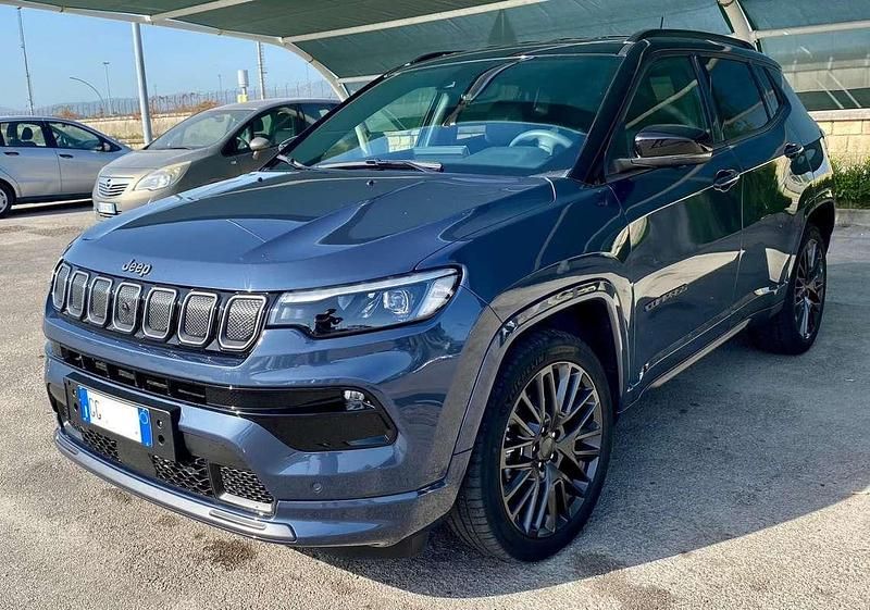 Blu/azzurro Usata 2021 Jeep Compass SUV | 23.500 € (Buon prezzo) - Immagine 1/4