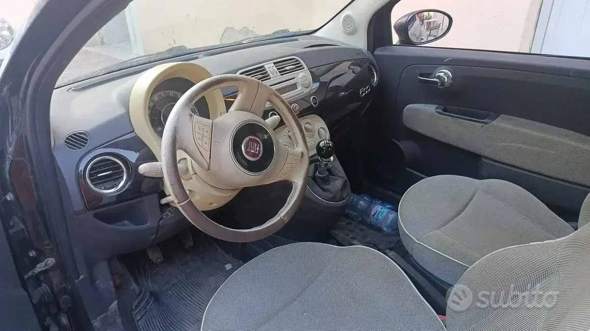 Usata Fiat 500 75 CV (55 kW) 2008 Nero Berlina