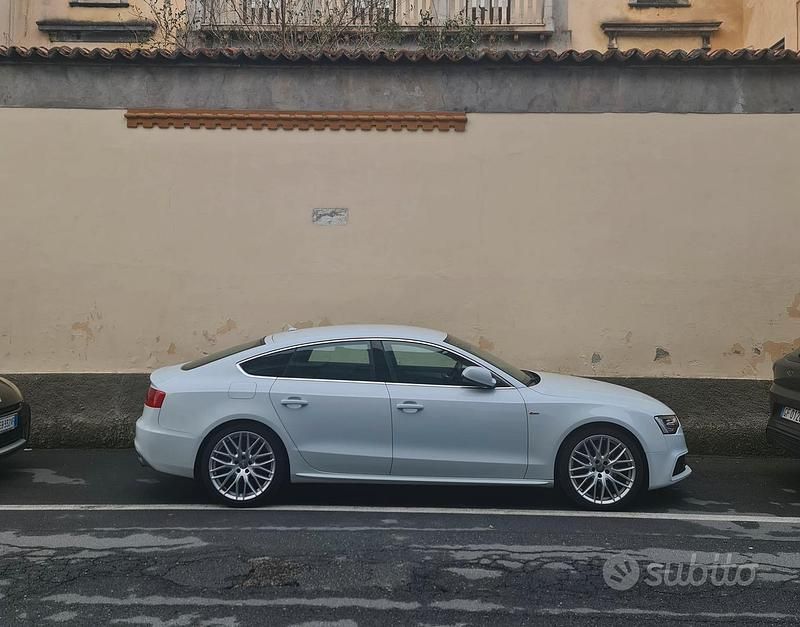 Usata Audi A5 Sportback S-Line 230 CV (169 kW) 2015 Bianco Utilitaria
