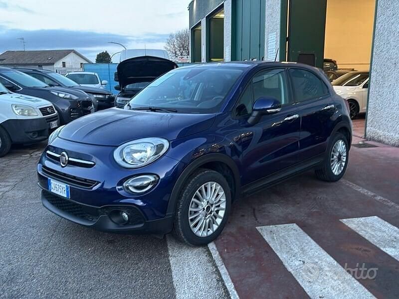 Usata Fiat 500X Connect 130 CV (95 kW) 2022 Blu SUV