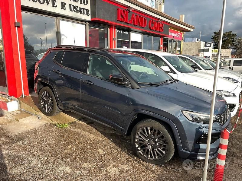Usata Jeep Compass 240 CV (176 kW) 2021 Blu SUV