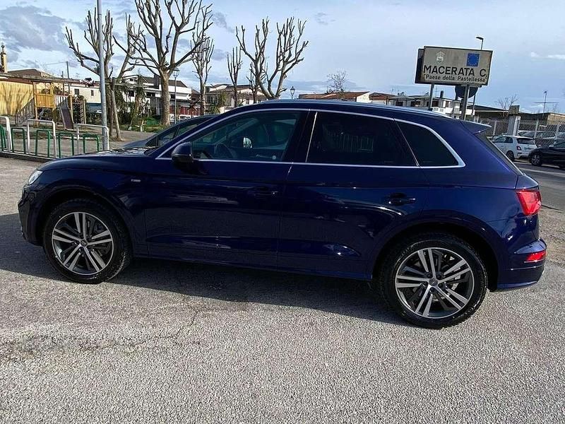Usata Audi Q5 S-line plus 190 CV (139 kW) 2019 Blu/azzurro SUV