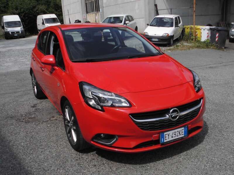 Usata Opel Corsa S 95 CV (69 kW) 2015 Rosso Berlina