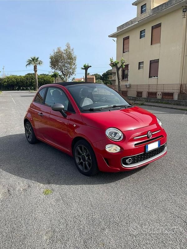 Usata Fiat 500 Sport 95 CV (69 kW) 2017 Rosso Cabrio