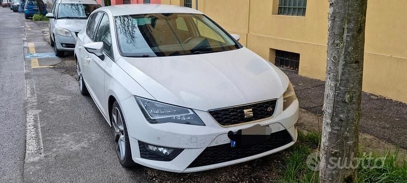 Usata Seat Leon FR 150 CV (110 kW) 2016 Bianco Berlina