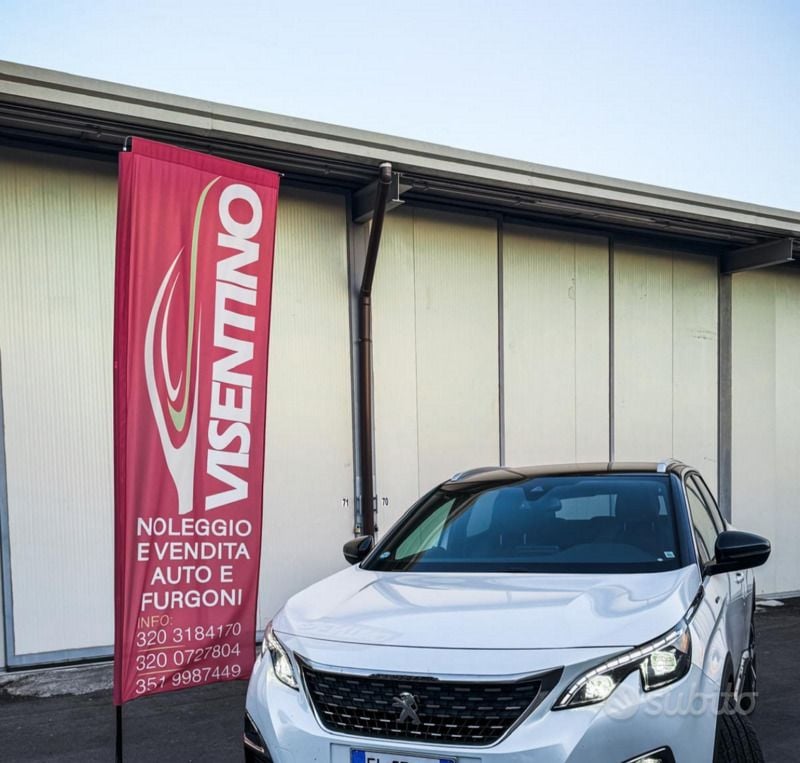 Usata Peugeot 3008 GT-line 120 CV (88 kW) 2017 Bianco SUV