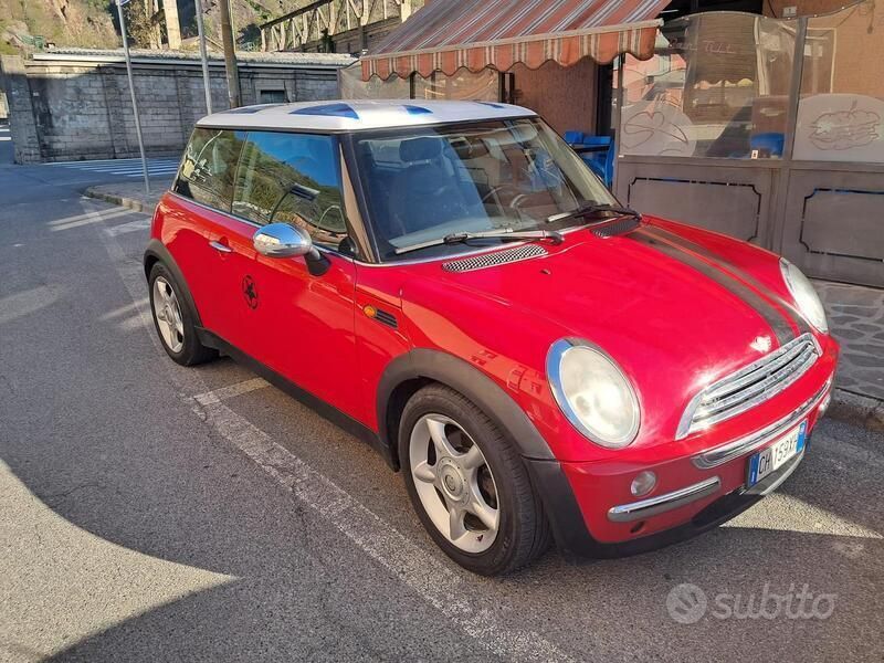 Usata Mini Cooper 2003 Rosso Utilitaria