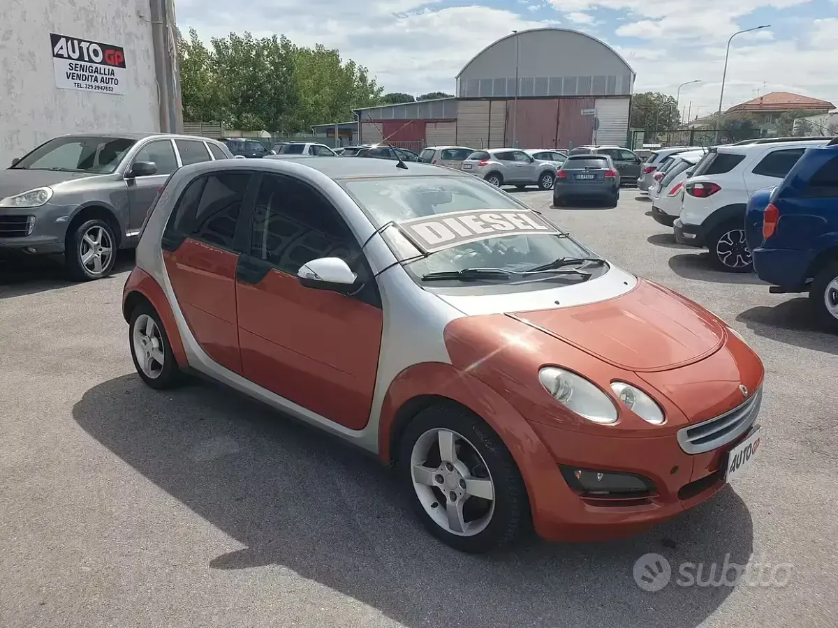 Usata Smart ForFour Passion 68 CV (50 kW) 2005 Arancione Utilitaria