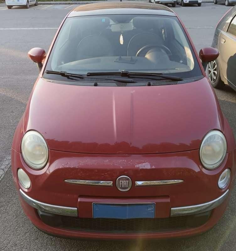 Usata Fiat 500 Lounge 69 CV (50 kW) 2009 Rosso Cabrio