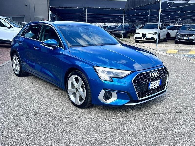 Usata Audi A3 Advanced 116 CV (85 kW) 2023 Blu Berlina