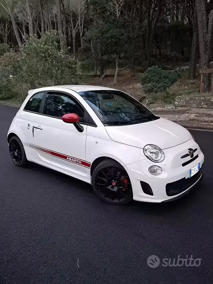 Usata Abarth 595 140 CV (102 kW) 2016 Bianco Berlina
