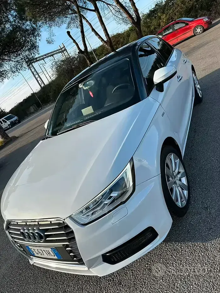Usata Audi A1 90 CV (66 kW) 2016 Bianco Utilitaria