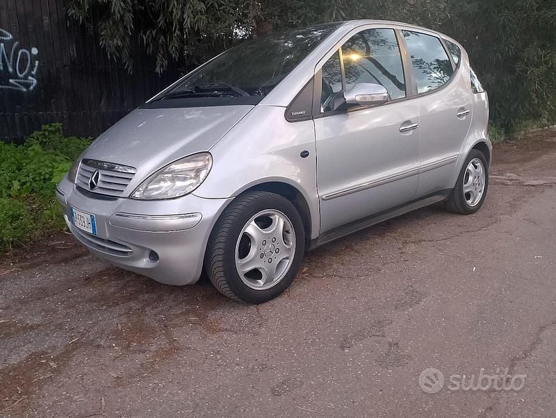 Usata Mercedes A170 Elegance 95 CV (69 kW) 2001 Grigio Berlina