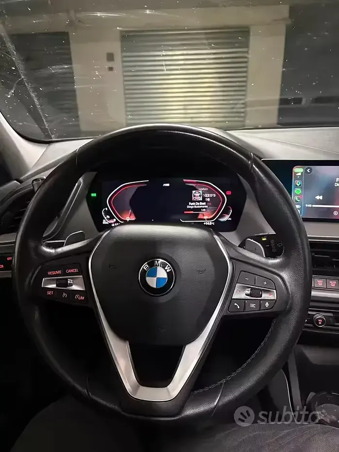 Usata BMW 118 Advantage 150 CV (110 kW) 2021 Nero Berlina
