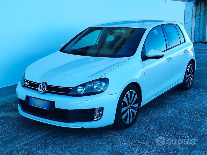 Usata VW Golf VI GTD 170 CV (125 kW) 2010 Bianco Utilitaria