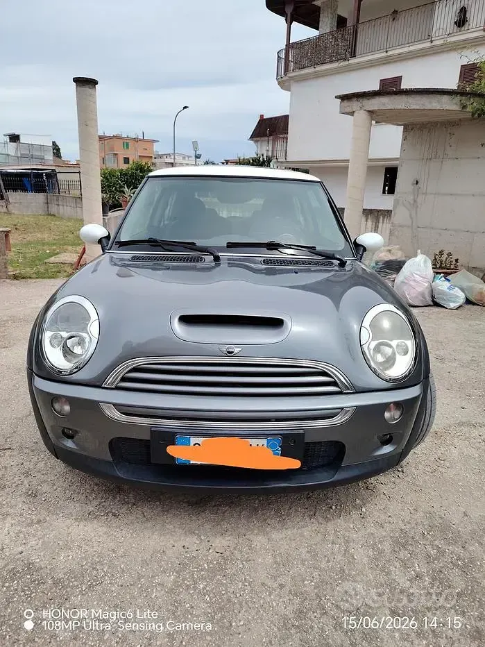 Usata Mini Cooper S 163 CV (119 kW) 2003 Grigio Utilitaria