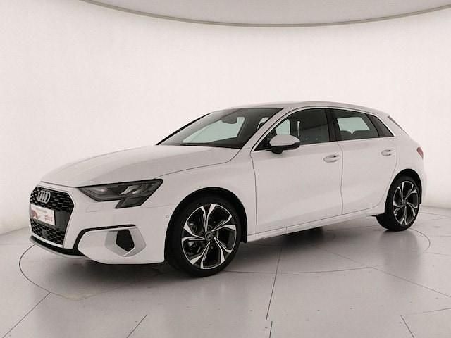 Usata Audi A3 Advanced 110 CV (80 kW) 2023 Bianco ibis Berlina