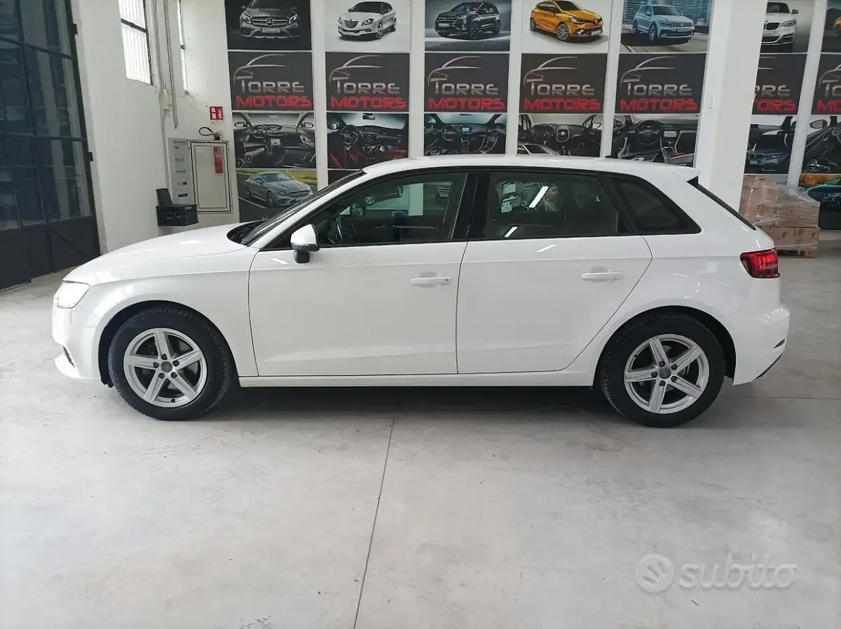 Usata Audi A3 Ambiente 116 CV (85 kW) 2018 Bianco Berlina