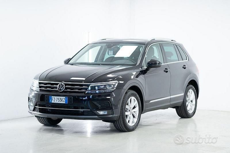 Usata VW Tiguan Advance 190 CV (139 kW) 2019 Nero SUV
