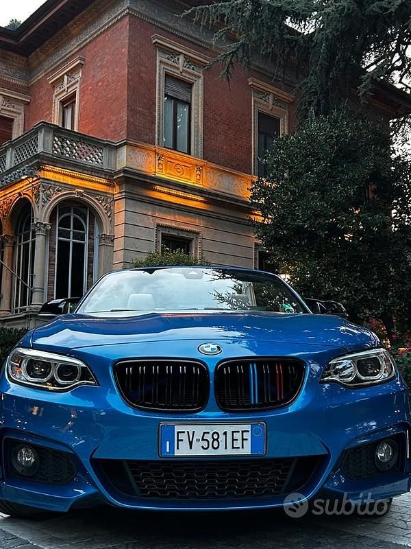 Usata BMW 228 M Sport 245 CV (180 kW) 2015 Blu Cabrio