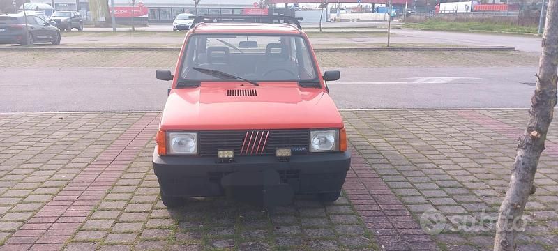 Usata Fiat Panda Young 1990 Rosso Utilitaria