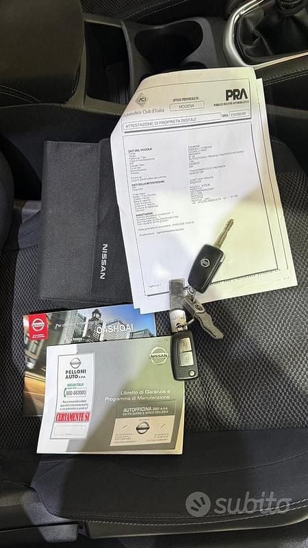 Usata Nissan Qashqai Visia 110 CV (80 kW) 2015 Bianco SUV