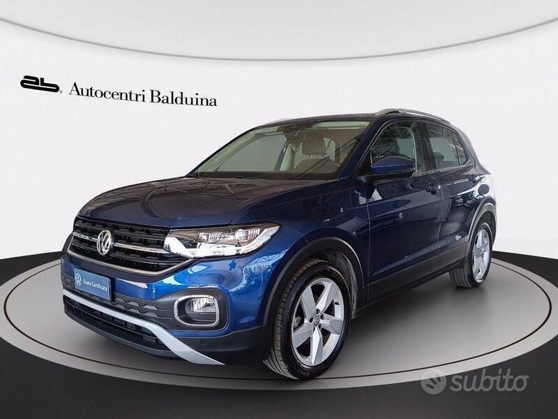 Blue reef metalizzato Usata 2019 VW T-Cross Advance SUV | 17.900 € - Immagine 1/4