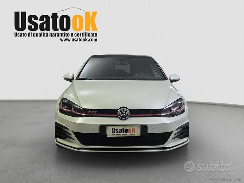 Usata VW Golf VII GTI 245 CV (180 kW) 2019 Bianco Berlina
