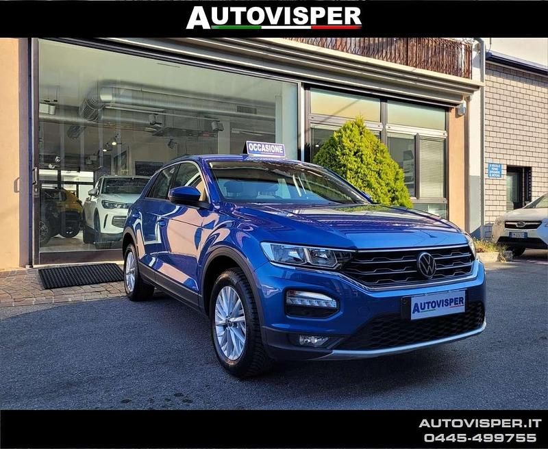 Usata VW T-Roc Business 110 CV (80 kW) 2021 Blu ravenna SUV