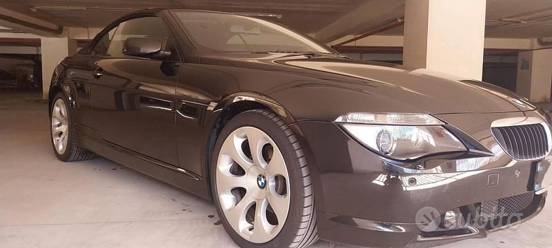 Usata BMW 630 Cabriolet Sport Line 272 CV (200 kW) 2007 Nero Cabrio