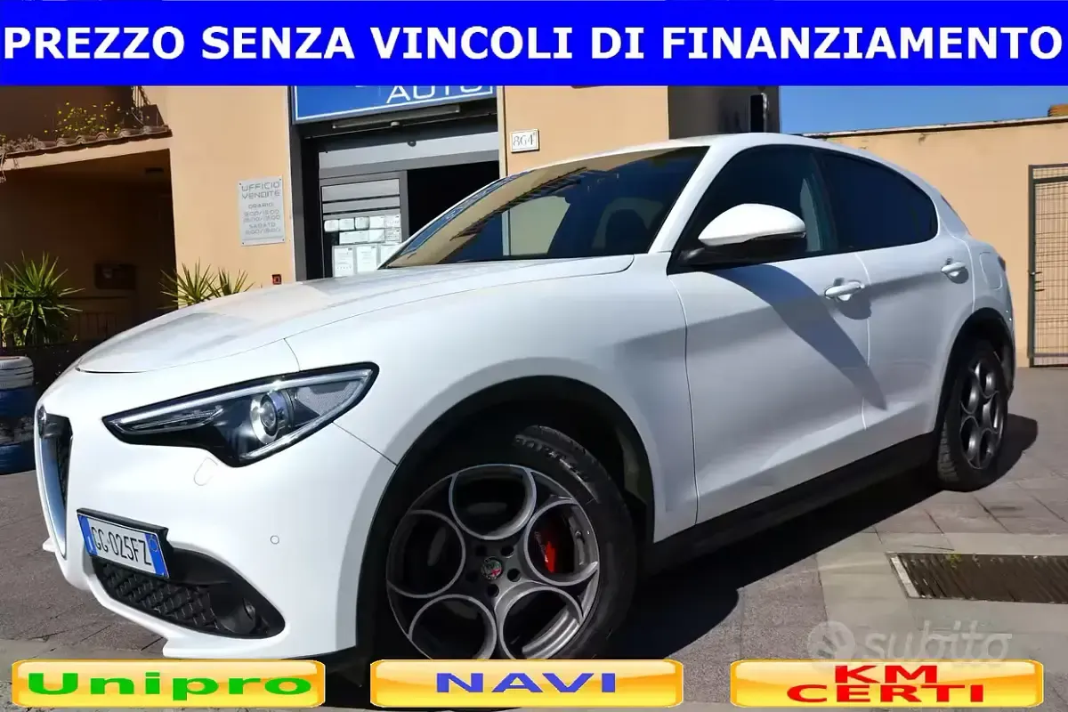 Usata Alfa Romeo Stelvio 190 CV (139 kW) 2021 Bianco SUV