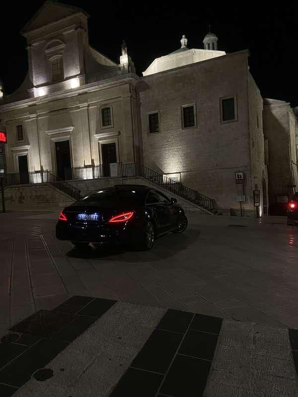 Usata Mercedes CLS350 AMG 252 CV (185 kW) 2016 Blu/azzurro Berlina
